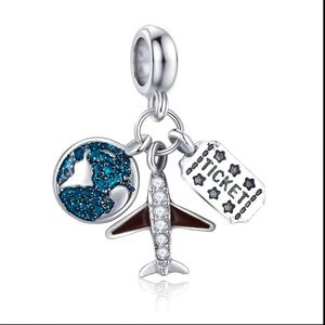 Travel Themed Charm For Bracelets